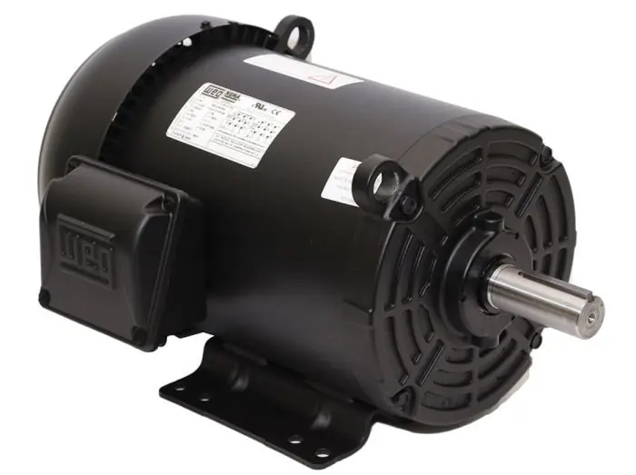 Weg 00736ET3E213T-S 7.5HP 3530rpm Motor 213/5T