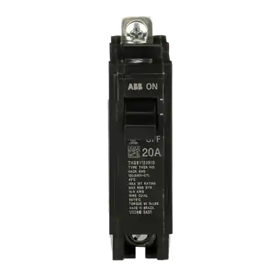 Abb THQB1120HID MCB 20A 10kA 1P 120/240V HID