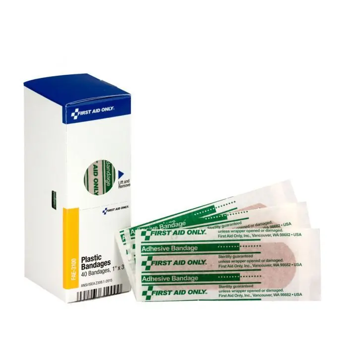 First Aid FAE-3100 First Aid Refill Bandages 40 Per Box