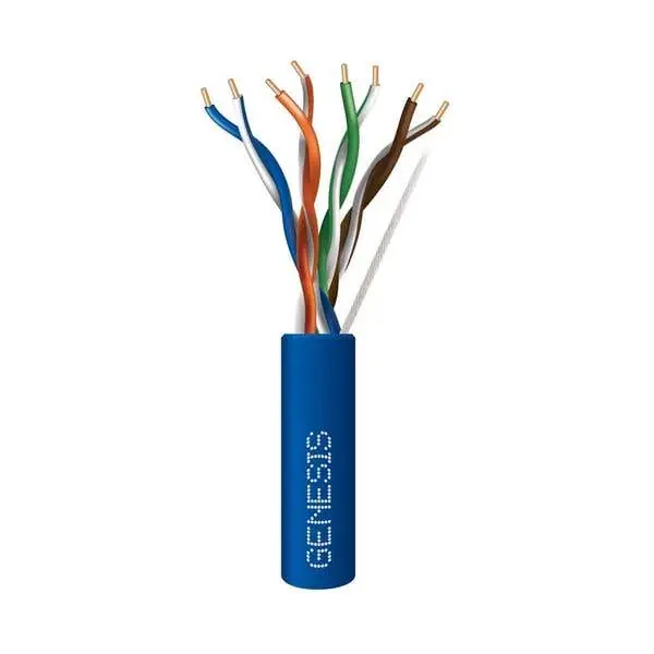 Genesis Cable 63301106 cat5e 24/4pr solid non-riser 1000pb