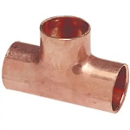 Copper W 40121 Mueller Streamline Tee Reducing 1-1/2 x 1-1/2 x 2 inch