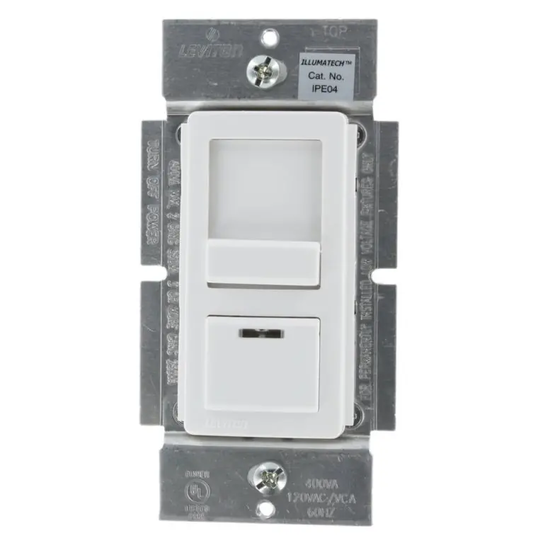 Leviton IPX-06-10Z IllumaTech Electronic Mark 10 Powerline Fluorescent Slide Dimmer 600VA