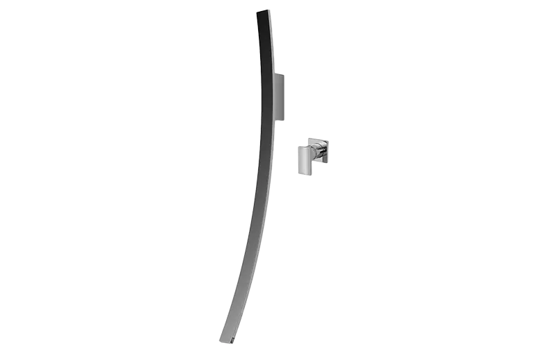 Graff G-6000-LM36W-MBK Luna Wall-Mounted Lavatory/Vessel Filler with Single Control Handle
