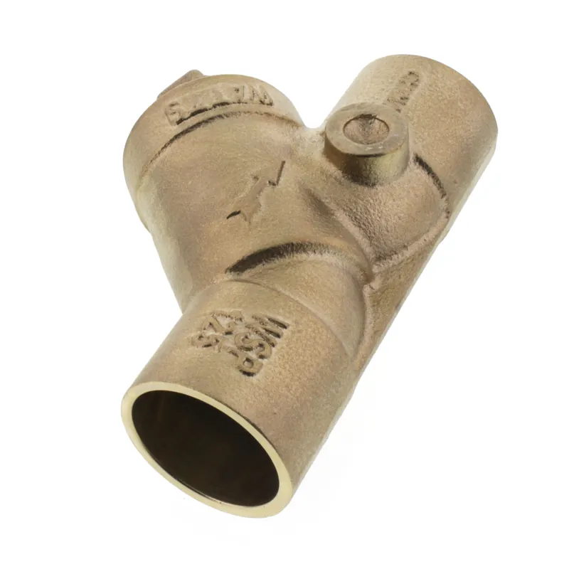 Watts 0379122 LFS777SI Wye Strainer 1-1/4 x 1-1/4 x 1-1/4 in. 400 psi Bronze Sweat