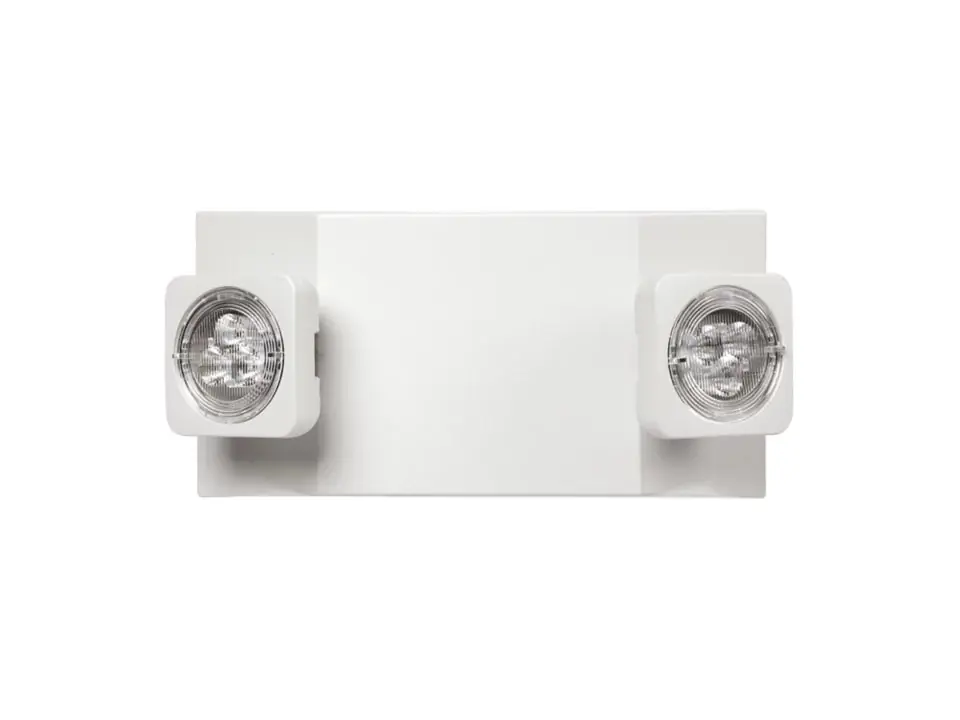 All-Pro Emergency AP2SQLED30 LED Plastic Emergency 2 Square Heads 30FT Coverage