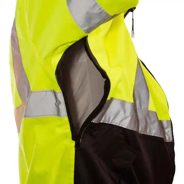 Tingley J26002-3XL hi vis yellow black bottom bomber jacket