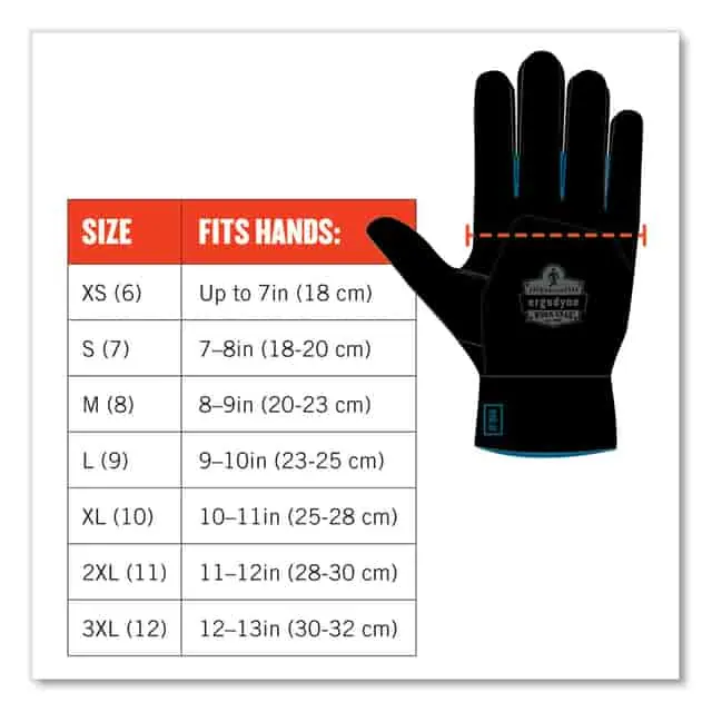 Ergodyne 17995 ProFlex 7551-CASE ANSI A5 Coated Waterproof CR Gloves 144 Pair