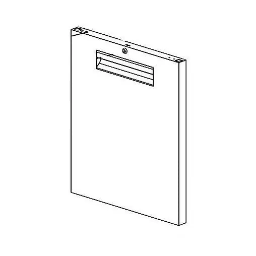 Hoshizaki 2A7324G01 Door - Rear Mount Ri