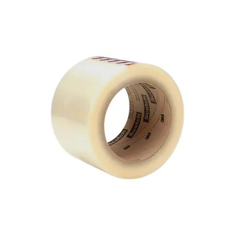 Scotch 7100244501 Box Sealing Tape 371, Clear, 72 mm x 100 m, 24 Rolls/Case