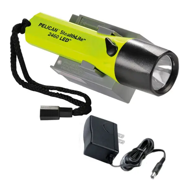 Pelican 024600-0001-245 Rechargeable Led Industrial Handheld Flashlight, 183 lm