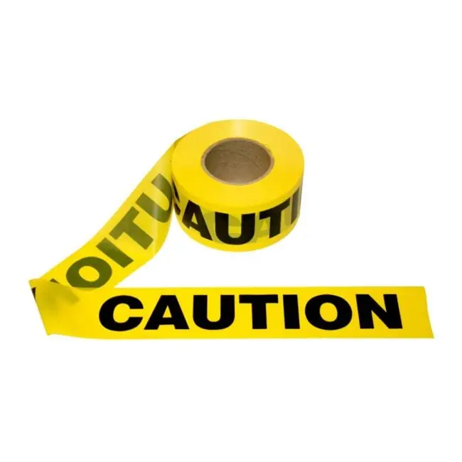 Cordova T20101 Barricade Tape CAUTION 3-Inch X 1000 Feet