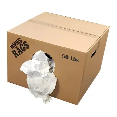 Spilfyter WR5010W-50CBX Reclaimed Wiping Product 50 Lb Compressed Box T-Shirt