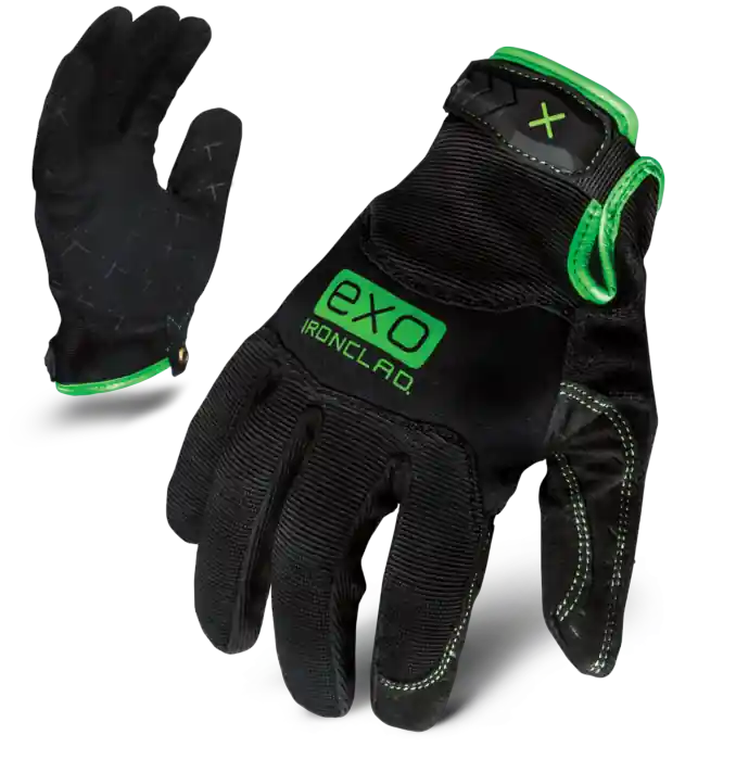 Ironclad EXO2-MPG-02-S EXO Pro Gloves, Synthetic Suede Palm, Size Small