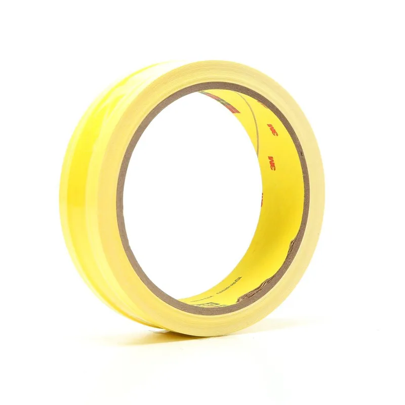 3M 7000048595 Riveters Tape 695 Yellow W/White Adhesive,1 inchesx 36yd