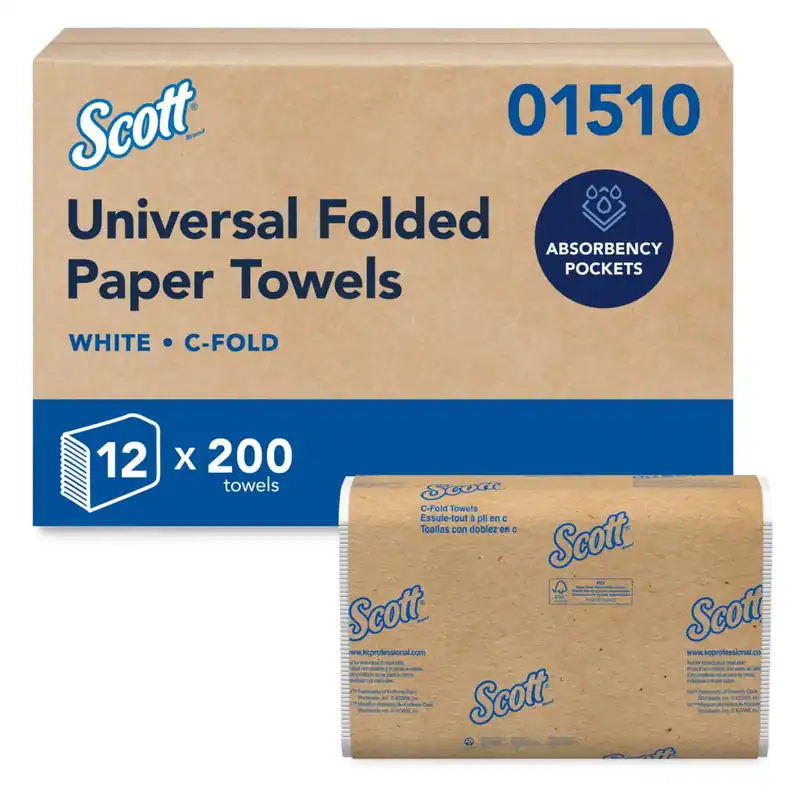 Scott 01510 Essential C-Fold Paper Towels 12 PK