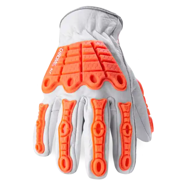 Hexarmor 4067-XL (10) Chrome SLT Buffalo Leather And TPR Cut Resistant Gloves X-Large