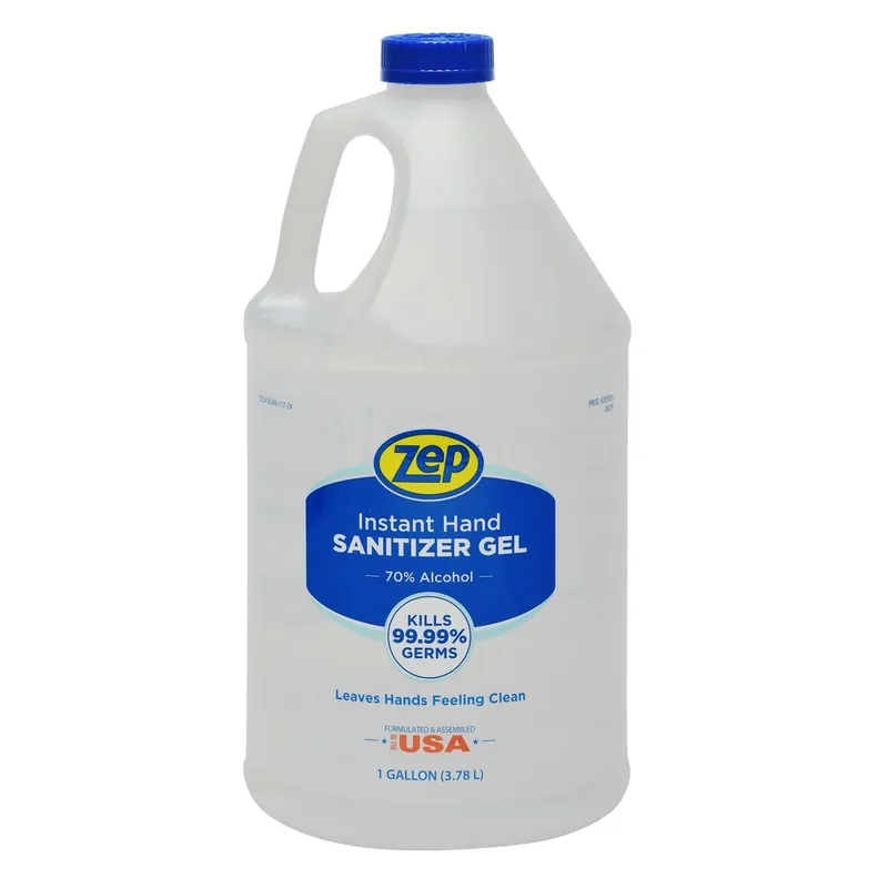 Zep 355824 Instant Gel Hand Sanitizer 70% 1 Gallon (4 Bottle/Case)