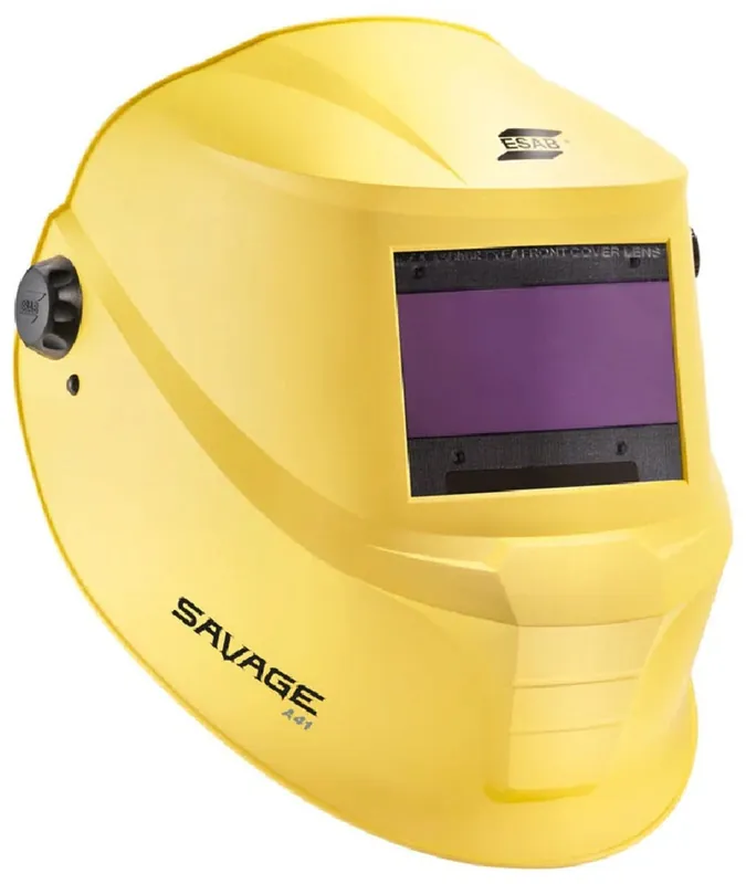 Esab 0700504101 Savage A41 Yellow Welding Helmet Shade 8-13