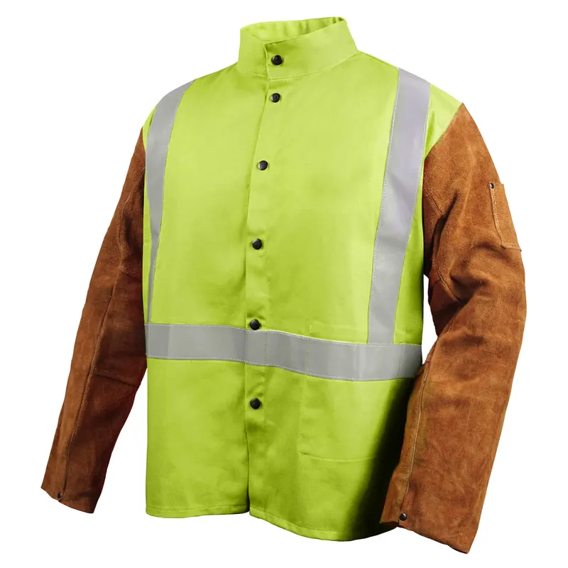 Black Stallion JH1012-LM-XLG Hybrid Welding Jacket w/Silver Reflectives (X-Large)