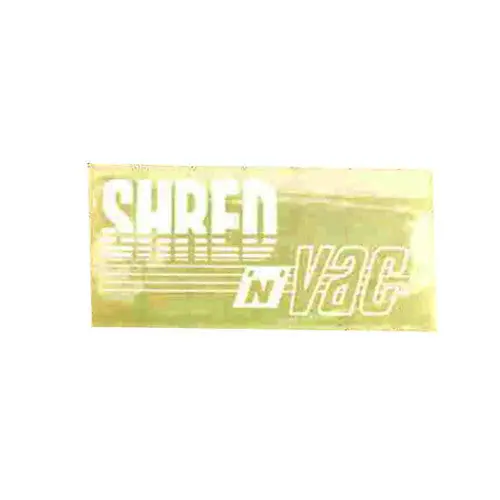 Echo 89013508760 Decal Shred N Vac