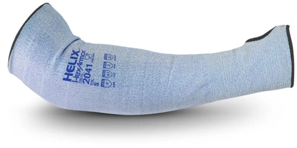 Hexarmor 2041-S (7) Helix Small HPPE Blend Armguard With Thumb Loop And Arm Cuff Closure