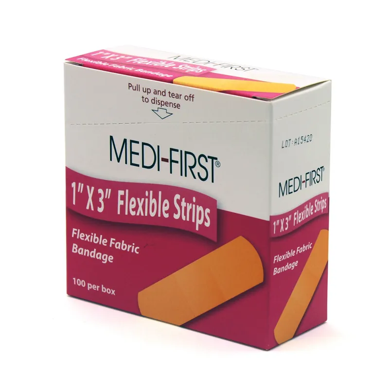 Medi-First 62533 Flexible Bandages 1 inches x 3 inches 100/bx