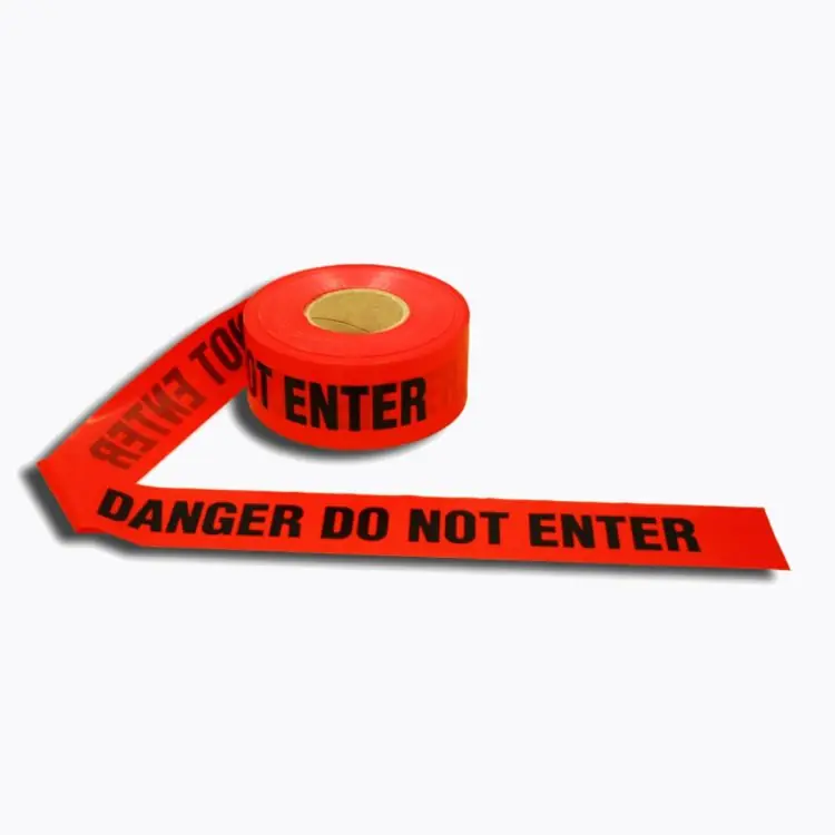 Cordova T15212 Barricade Tape, DANGER DO NOT ENTER 1.5 Mil (1000 Feet Per Roll, 12 Rolls Per Case)