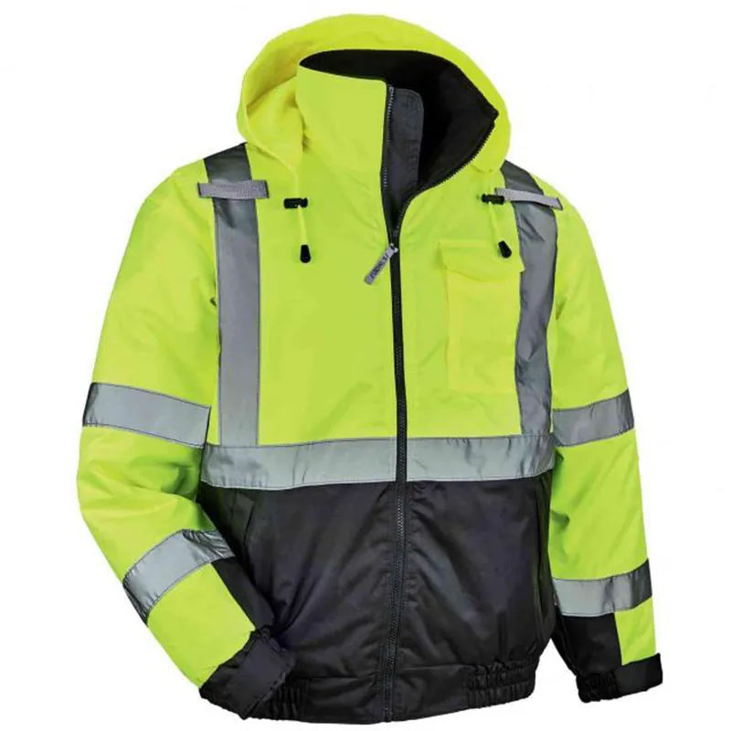 Ergodyne 25629 GloWear 8377 Type R Class 3 Quilted Bomber Jacket 5XL