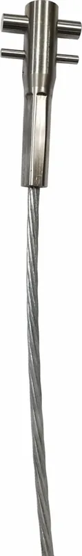 3M 7100184343 DBI-SALA Lad-Saf Swaged Cable 3/8 Inch, 1x7, Galvanized Steel, 40 FT