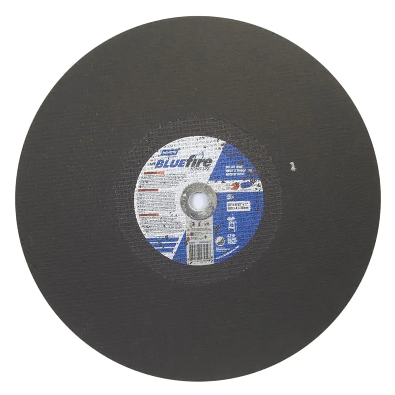 Norton 66252843259 BlueFire Extra Coarse Grit Zirconia Alumina Type 01/41 Fixed-Base Cut Off Wheel (20 inches X 5/32 inches X 1 inches)