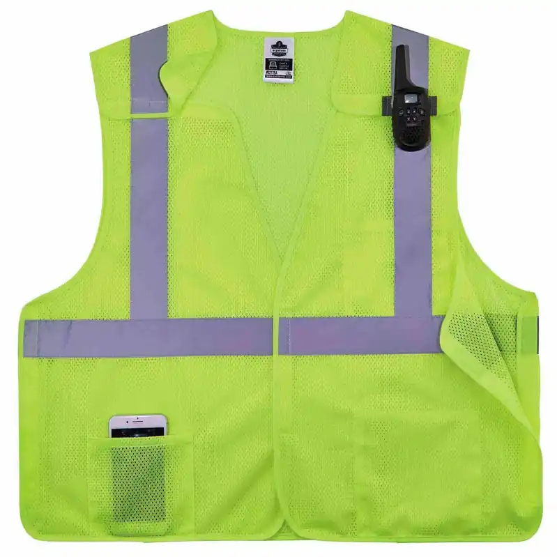 Ergodyne 21527 GloWear 8217ba polyester mesh vest 2X/3X