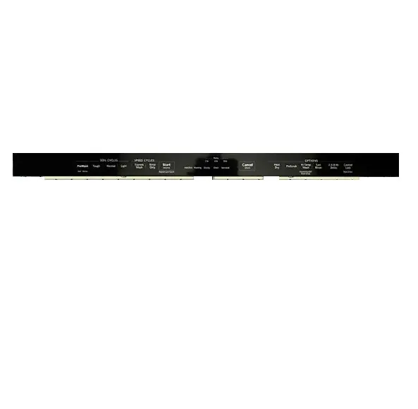 Whirlpool W10901795 Dishwasher Control Panel W10901795