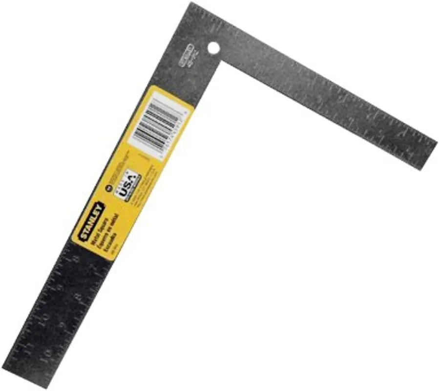 Stanley 45-912 Steel Carpenter's Square 8 inches x 12 inches