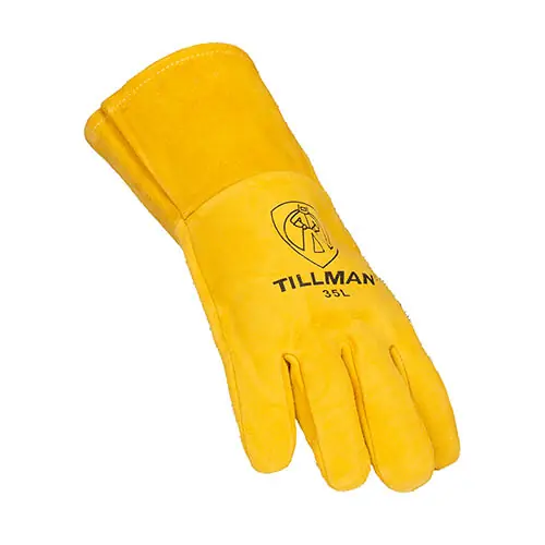 Tillman 35S Reverse Grain Deerskin Mig Glove 4 inches Cuff - S