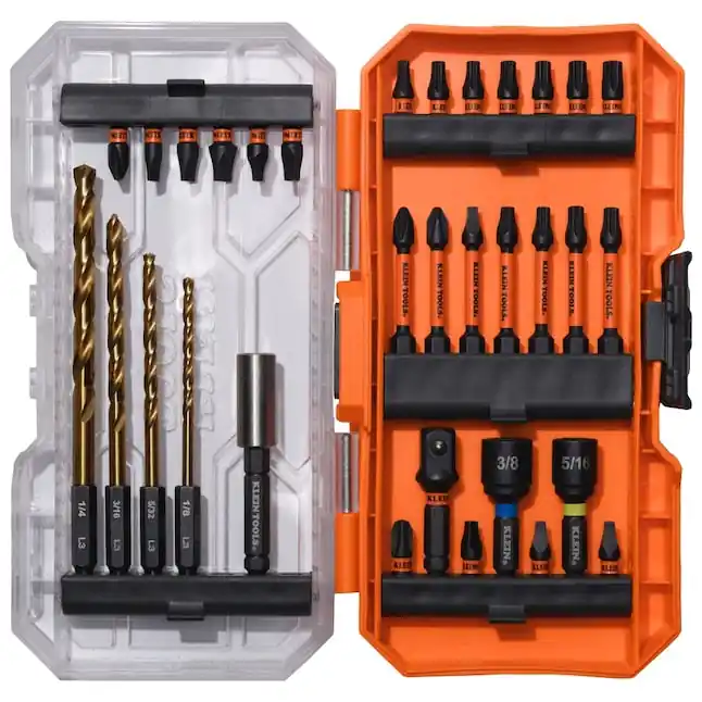 Klein Tools 33811 Drill and Driver Bit Set 32-Piece