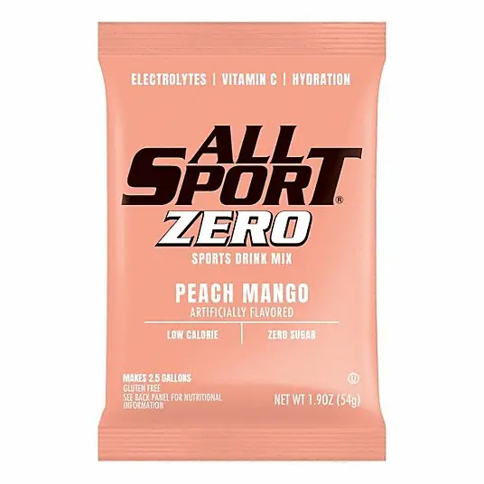 All Sport 10121230 1.9 Ounce Assorted Flavors Powder Concentrate Sugar Free Electrolyte Drink (30 Pouches)