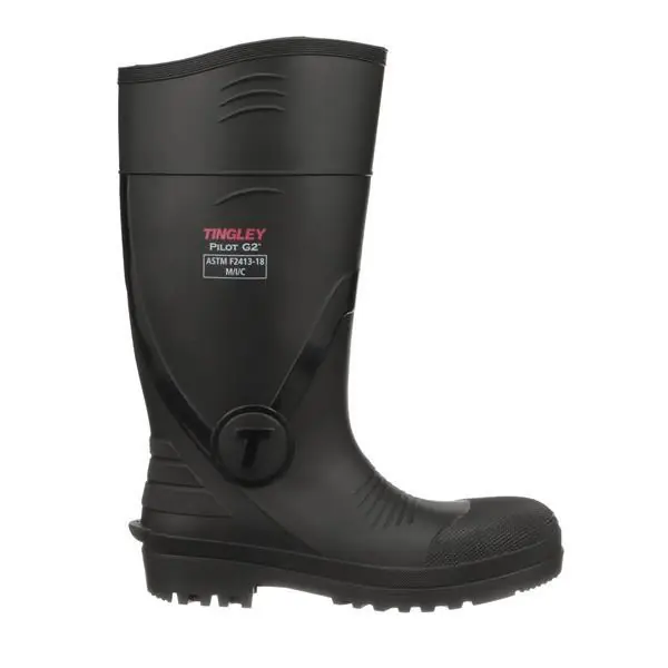 Tingley 31261.08 Pilot G2 Rubber PVC Boot With Composite Toe Size 8