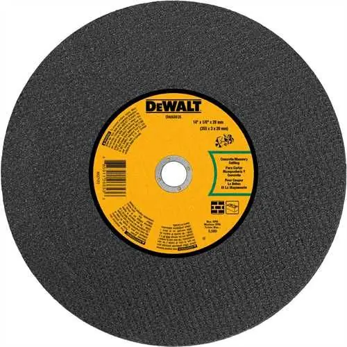Dewalt DWA8035 Concrete/Masonry Cut-Off Wheel (10 Pack)