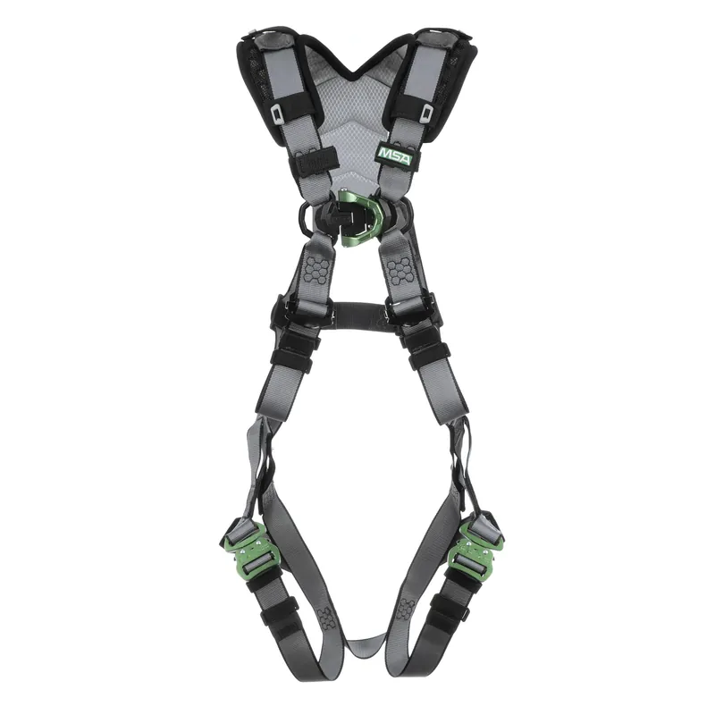 Msa Saftey 10194673 V-fit Full Body Standard Safety Harness With Shoulder Padding, XS