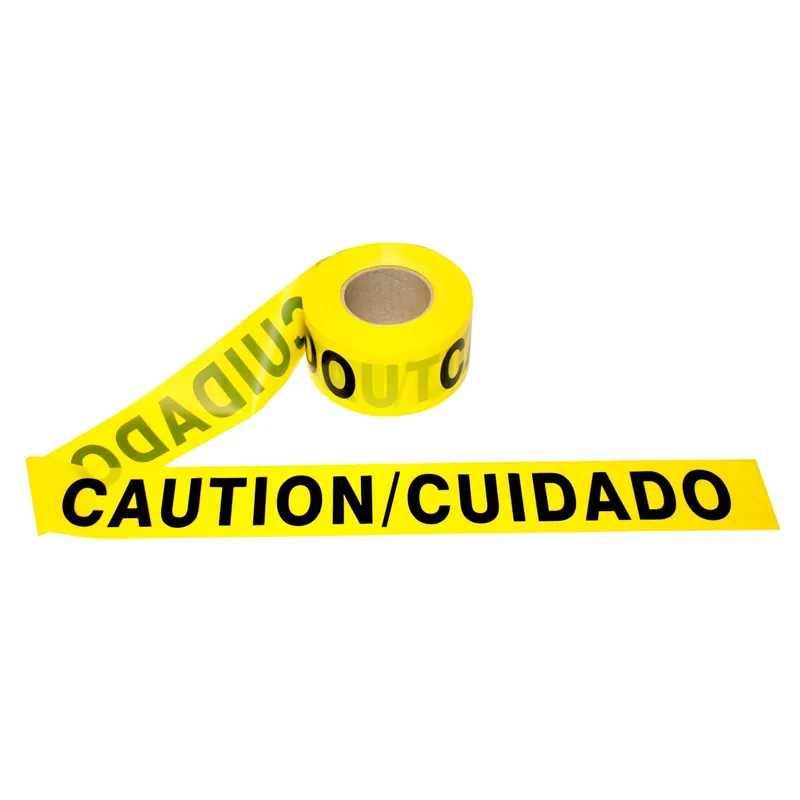 Cordova T20103 Barricade Tape 2 Mil, Caution/Cuidado 12 Rolls/Case