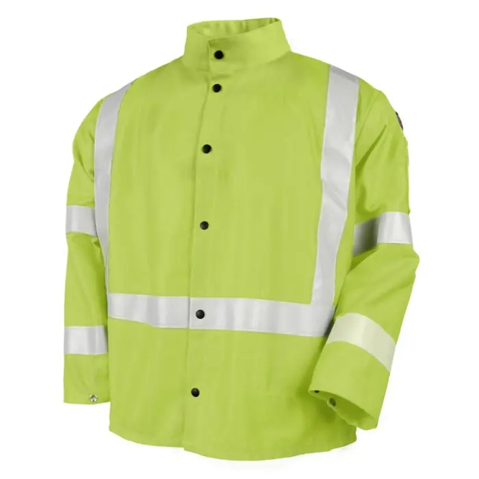 Black Stallion JF1012-LM-2XL Flame Resistant Cotton Jacket 2X-Large