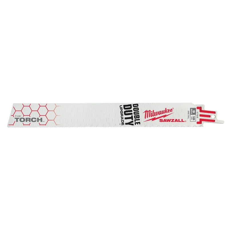 Milwaukee 48-00-8788 Torch SAWZALL Reciprocating Saw Blade, 9 Inch L, 1 Inch W