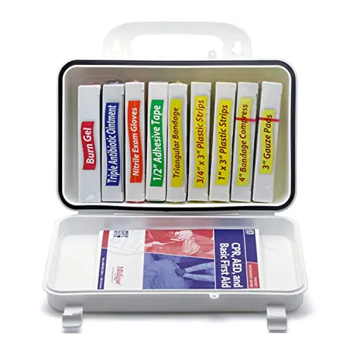 Medi-First 733P1 10 Unit Kit, On-The-Job Medical Emergencies, Plastic Case replacement mpn
