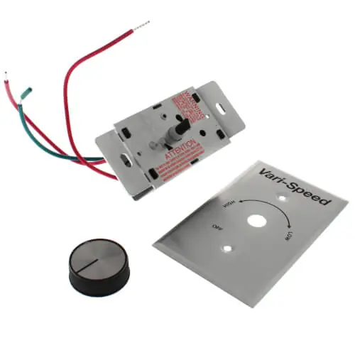 Fantech WC 15 Speed Control with On-Off Switch 115V 5 Amp