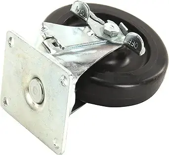 Southbend Range 33519 caster with brake, 6-1/4 inches, swivel plate, single
