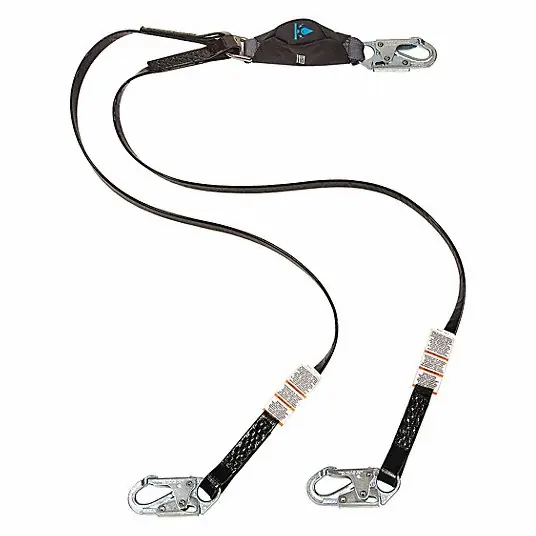 Msa Saftey 10207240 V-Series Anti-Corrosion Safety Lanyard 6 feet Small Snaphook