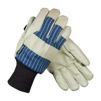 Pip 78-3927/XL Leather Palm Safety Cuff Gloves X-Large