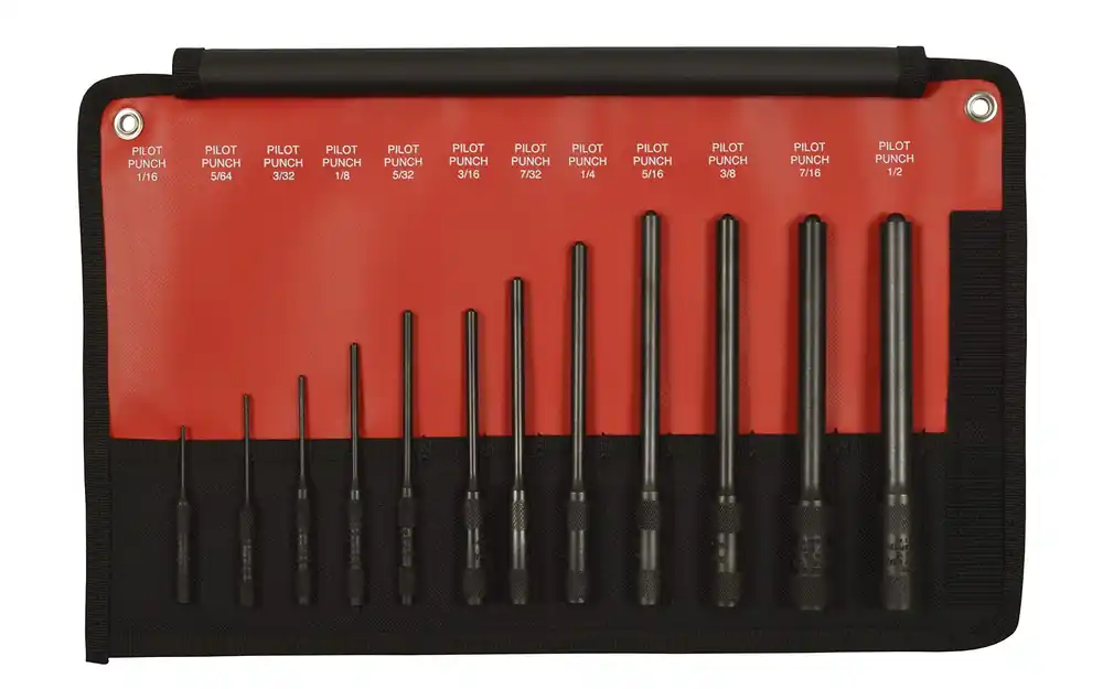 Mayhew 62254 Pro Pilot Punch Kit 12-Piece