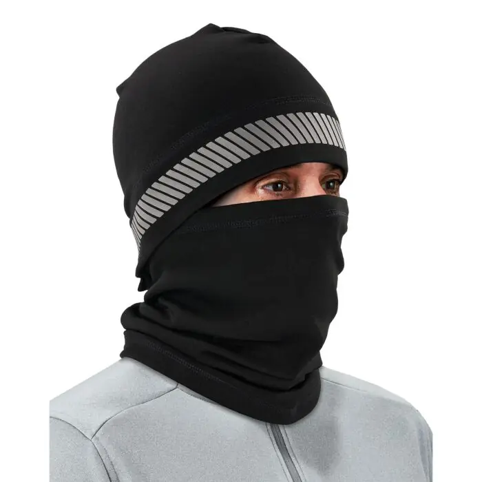 Ergodyne 16861 N-Ferno 6831 Reflective Balaclava Face Mask - 3-in-1, Polyester