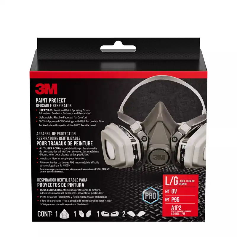 3M 7100308666 Large 6000 Series Air Purifying Respirator